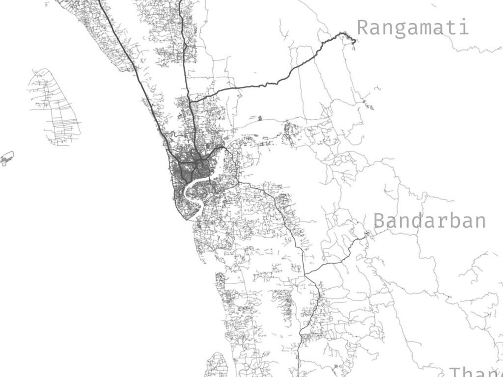 All the roads of Chittagong
